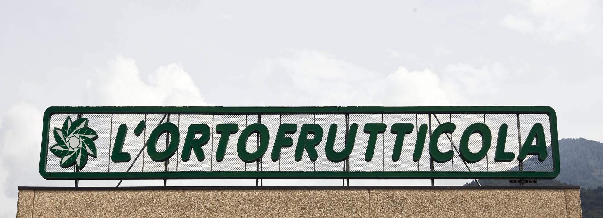 insegna luminosa con struttura